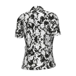 ALÉ Kolesarski dres s kratkimi rokavi - ESSENZA PRAGMA - bela/črna