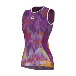 ALÉ Kolesarska  majica brez rokavov - LILIUM INTIMO - vijolična/rdeča/oranžna