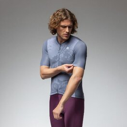 ALÉ Kolesarski dres s kratkimi rokavi - KRAKATOA OFF ROAD - GRAVEL - siva