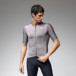 ALÉ Kolesarski dres s kratkimi rokavi - KRAKATOA OFF ROAD - GRAVEL - rjava