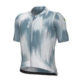 ALÉ Kolesarski dres s kratkimi rokavi - PR-E ARGON - bela/modra