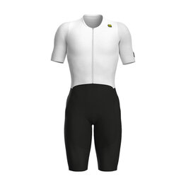 ALÉ Kolesarski kombinezon - R-EV1 EAGLE - bela/črna