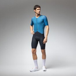 ALÉ Kolesarski kombinezon - R-EV1 EAGLE - modra/črna