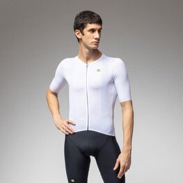 ALÉ Kolesarski dres s kratkimi rokavi - EARTHY STYLE 2.0 PR-E - bela