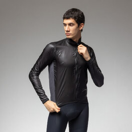 ALÉ nepremočljiva jakna - GUSCIO LIGHT PACK 2.0 - črna