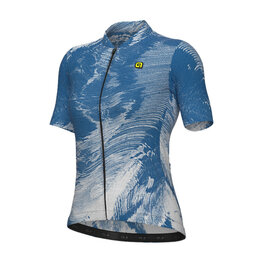 ALÉ Kolesarski dres s kratkimi rokavi - PR-E FAN - modra/bela