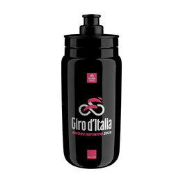 ELITE Kolesarska steklenica za vodo - FLY GIRO D'ITALIA BLACK MAP 550 ML 2026 - črna