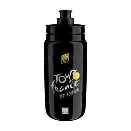 ELITE Kolesarska steklenica za vodo - FLY TOUR DE FRANCE BLACK MAP 550 ML 2026 - črna