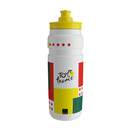 ELITE Kolesarska steklenica za vodo - FLY TOUR DE FRANCE COLORS 750 ML 2026 - bela/rumena/rdeča