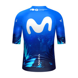 GOBIK Kolesarski dres s kratkimi rokavi - INFINITY MOVISTAR TEAM 2024 - modra/bela