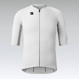 GOBIK Kolesarski dres s kratkimi rokavi - PHANTOM - bela