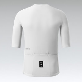 GOBIK Kolesarski dres s kratkimi rokavi - PHANTOM - bela