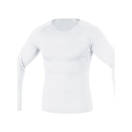 GORE Kolesarska  majica z dolgimi rokavi - BASE LAYER - bela