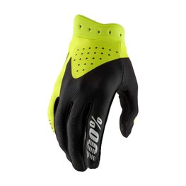 100% SPEEDLAB Kolesarske  rokavice z dolgimi prsti - ITRACK - črna/rumena