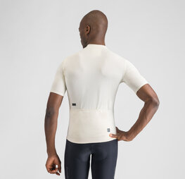 SPORTFUL Kolesarski dres s kratkimi rokavi - CLASSIC - bela