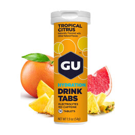 GU pijača - HYDRATION DRINK TABS 54 g TROPICAL CITRUS