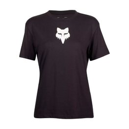 FOX Kolesarska  majica s kratkimi rokavi - W FOX HEAD - črna