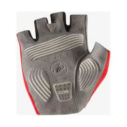 CASTELLI Kolesarske rokavice s kratkimi prsti - ESPRESSO - rdeča