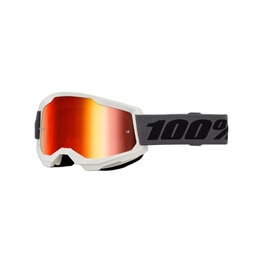 100% SPEEDLAB Kolesarska očala - STRATA 2 - siva/bela