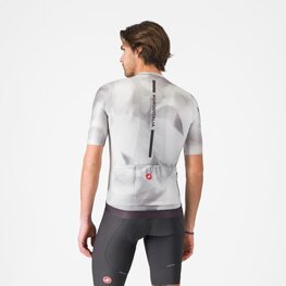 CASTELLI Kolesarski dres s kratkimi rokavi - GIRO ESPRESSO - siva
