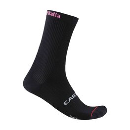 CASTELLI Kolesarske klasične nogavice - GIRO LOGO 18 - črna