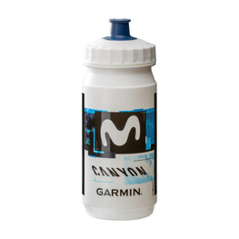 TACX Kolesarska steklenica za vodo - MOVISTAR 2025 - bela/črna
