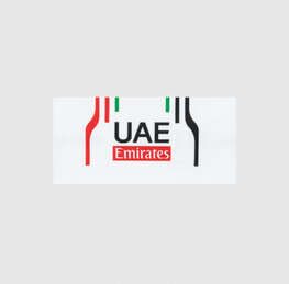 PISSEI Kolesarski trak za lase - UAE TEAM EMIRATES 2024 - bela