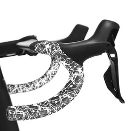 SUPACAZ trak za krmilo - SUPER STICKY KUSH  - bela/črna