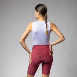 ALÉ Kolesarske kratke hlače brez naramnic - MAGIC COLOUR PR-E - rdeča