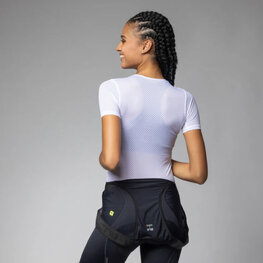 ALÉ Kolesarska  majica s kratkimi rokavi - VELO ACTIVE INTIMO - bela