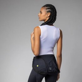 ALÉ Kolesarska  majica brez rokavov - VELO ACTIVE INTIMO - bela