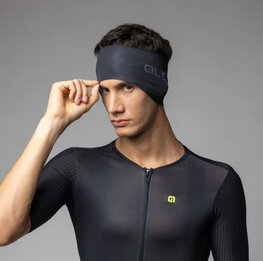 ALÉ Kolesarski trak za lase - ACCESSORI FONDO - črna