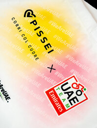 PISSEI Kolesarska  torba - UAE TEAM EMIRATES - GIRO + TOUR 24 - bela/rožnata/rumena