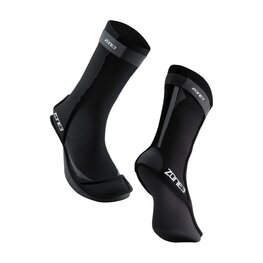 ZONE3 Kolesarske klasične nogavice - NEOPRENE SWIM SOCKS  - črna