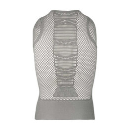 Q36.5 Kolesarska  majica brez rokavov - BASE LAYER 0 MESH - siva