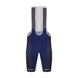 SANTINI Kolesarske kratke hlače z naramnicami - TREK FACTORY RACING 2025 - modra