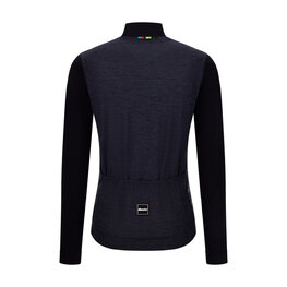 SANTINI Kolesarski dres z dolgimi rokavi poletni - UCI WORLD CHAMPION - črna