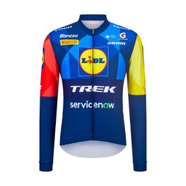 SANTINI Kolesarski dres z dolgimi rokavi poletni - LIDL TREK - LONG-SLEEVE JERSEY