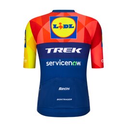SANTINI Kolesarski dres s kratkimi rokavi - LIDL TREK 2026 FAN LINE