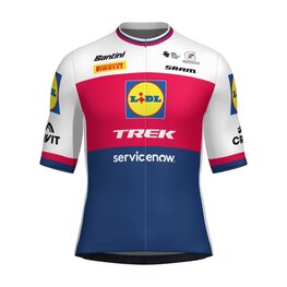 SANTINI Kolesarski dres s kratkimi rokavi - LIDL TREK 2026 NATIONAL CHAMPION CZ
