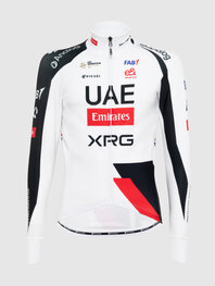PISSEI Kolesarski dres z dolgimi rokavi poletni - UAE TEAM EMIRATES - XRG 2026 REPLICA - bela/rdeča/črna