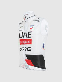 PISSEI Kolesarski brezrokavnik - UAE TEAM EMIRATES 2026 REPLICA - bela/rdeča/črna