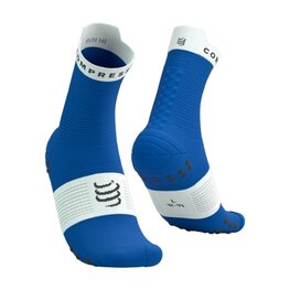 COMPRESSPORT Kolesarske klasične nogavice - PRO RACING SOCKS V4.0 RUN - modra