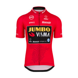 AGU Kolesarski dres s kratkimi rokavi - JUMBO-VISMA 2019 - rdeča