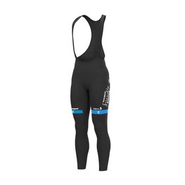 ALÉ Kolesarske dolge hlače z naramnicami - BAHRAIN VICTORIOUS 2023 - črna