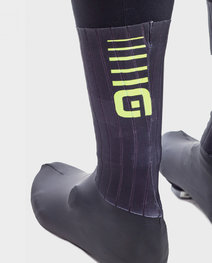 ALÉ Kolesarske galoše - WHIZZY WINTER - črna/rumena