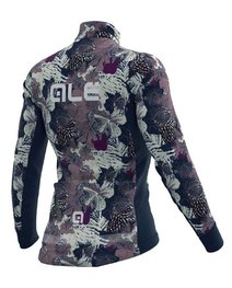 ALÉ Kolesarski dres z dolgimi rokavi zimski - AMAZZONIA LADY WNT - modra/bež