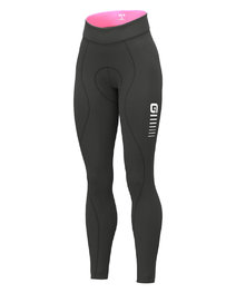 ALÉ Kolesarske dolge hlače brez naramnic - ESSENTIAL LADY WNT - črna