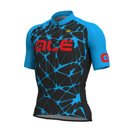 ALÉ Kolesarski dres s kratkimi rokavi - CRACLE - modra/črna