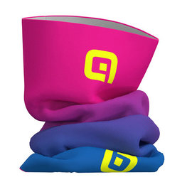 ALÉ Kolesarski grelnik vratu - FADE - rožnata/modra